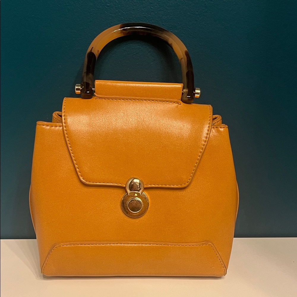 Madison West Camel Satchel